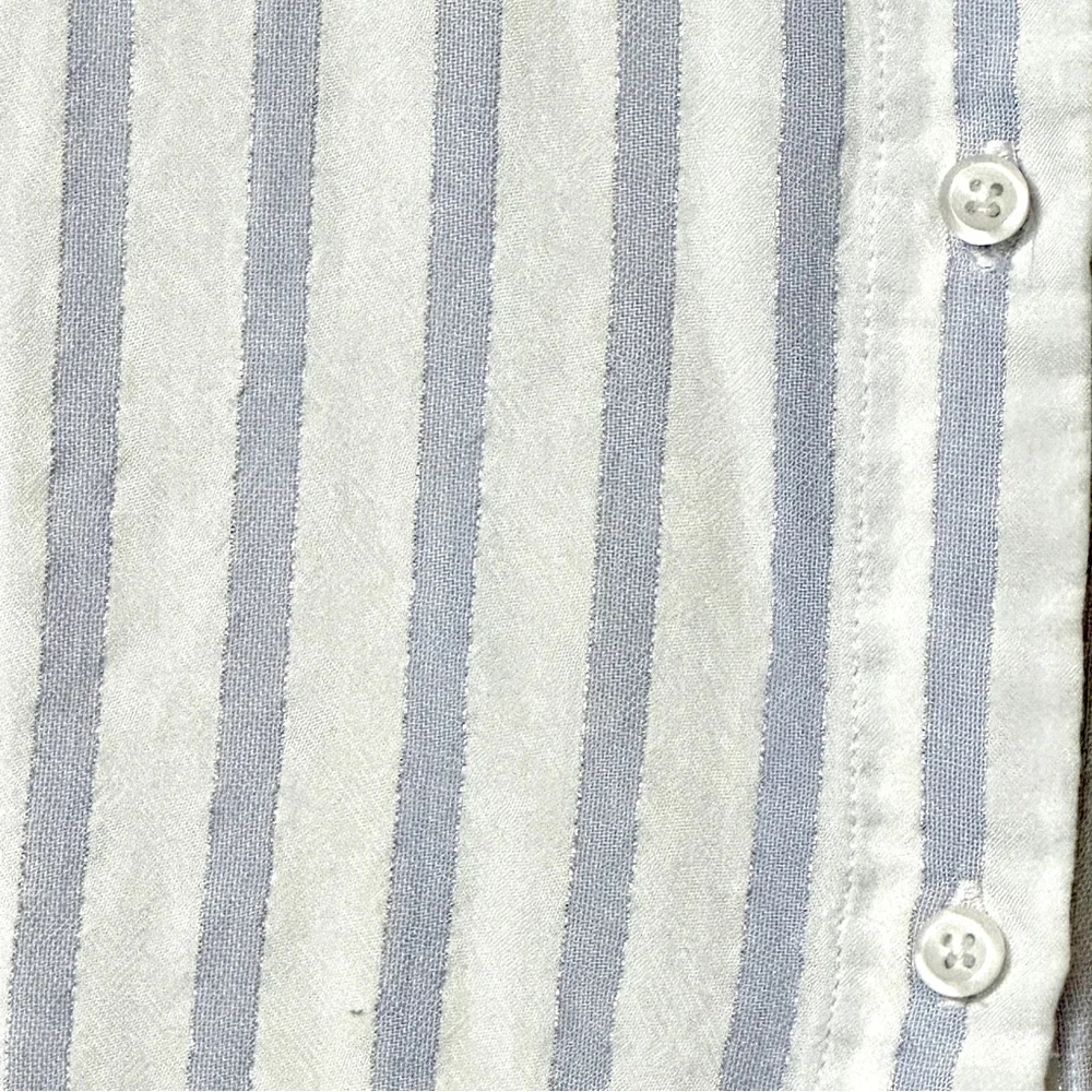 Rails White & Blue Striped Button Down Shirt Size XS Long Sleeves Lightweight - Picture 4 of 10